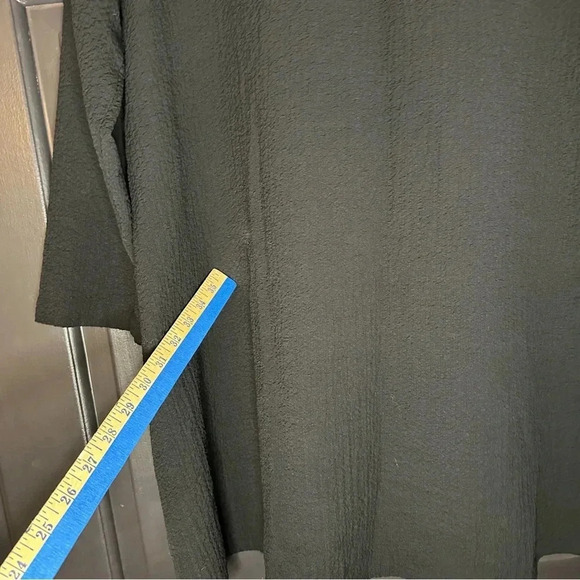 Orvis Ladies' ¾ Sleeve Split Neck Top, Large , Black( BoxT ) - Picture 7 of 10